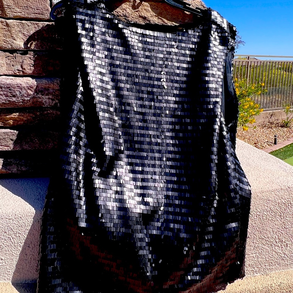 Robert Rodriguez Black Rectangular Sequence Women… - image 1